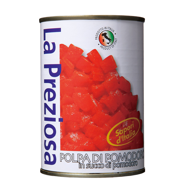ラ・プレッツィオーザ　ダイストマト缶　400g 【賞味期限：2020/9/30】